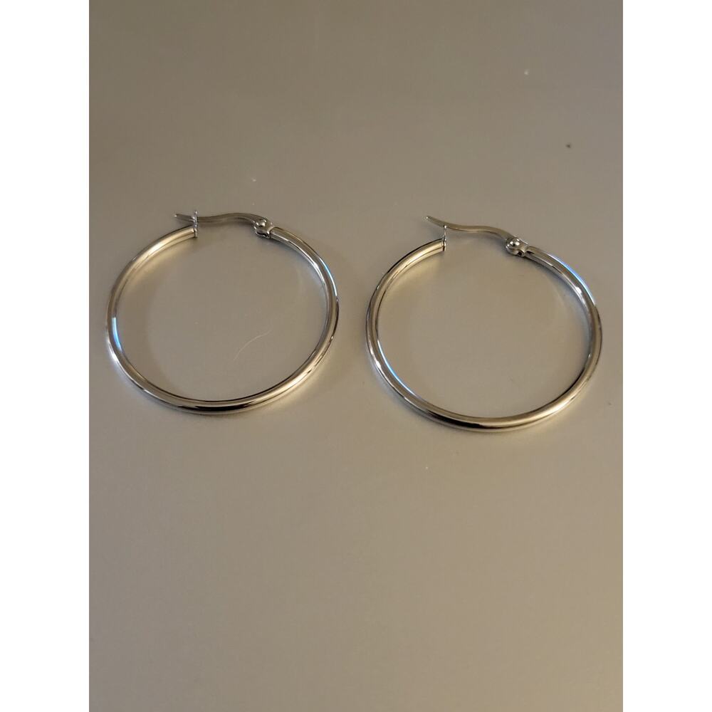 Stainless steel Hoop Earrings